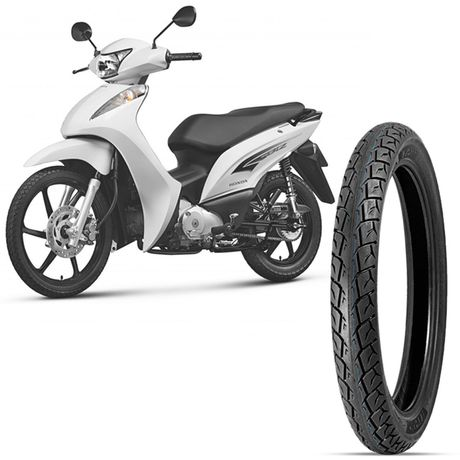 Pneu Moto Biz 125 Levorin Aro 14 80/100-14 49L Traseiro Matrix Reinf