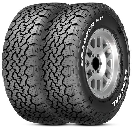 Kit 2 Pneu Aro 15 225/70R15 General by Continental FR Grabber A/TX 100T SL RWL