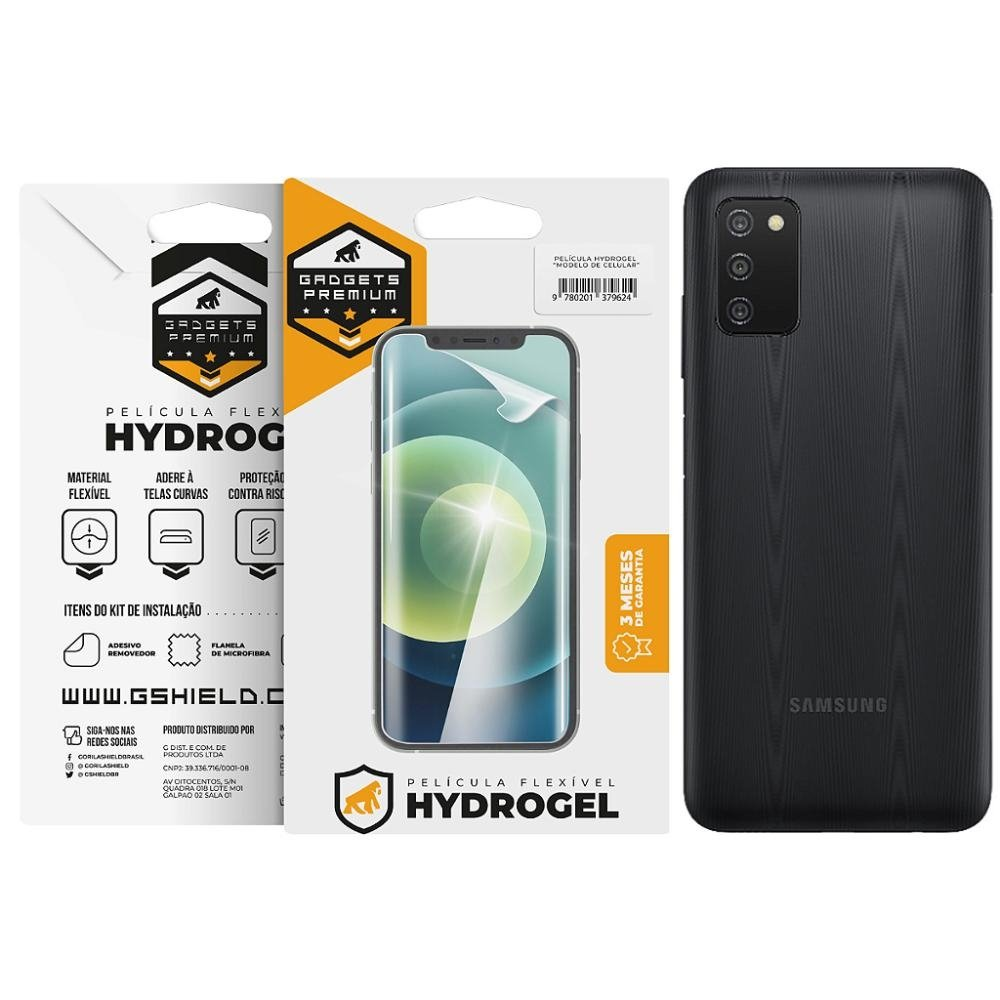 Pelicula para Samsung Galaxy A03s - Traseira Hydrogel HD - Gshield