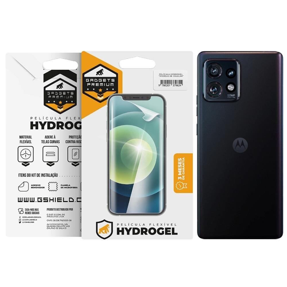 Pelicula para Motorola Edge Plus - Traseira Hydrogel HD- Gshield