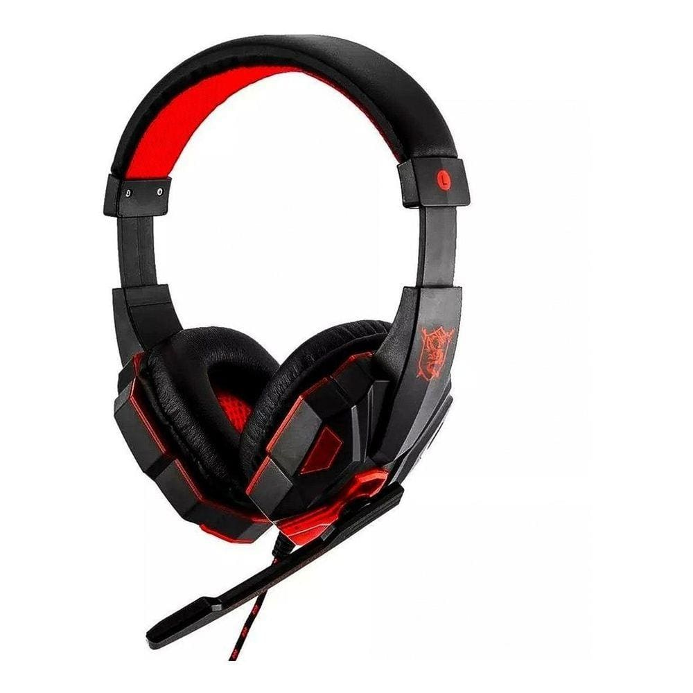 Headset Exbom Gamer Ps4 Fone de Ouvido Com Microfone Preto