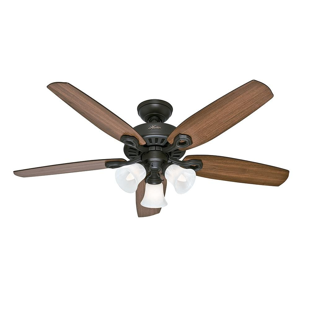 Ventilador de Teto Residencial Builder Plus Bronze Novo Hunter Fan Oficial 220v - 220V