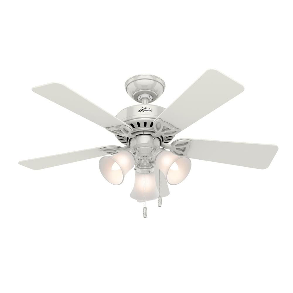 Ventilador de Teto Residencial Beacon Hill Branco Hunter Fan Oficial Ventilador de Teto Residencial Beacon Hill Hunter Fan Oficial 220v - 110V