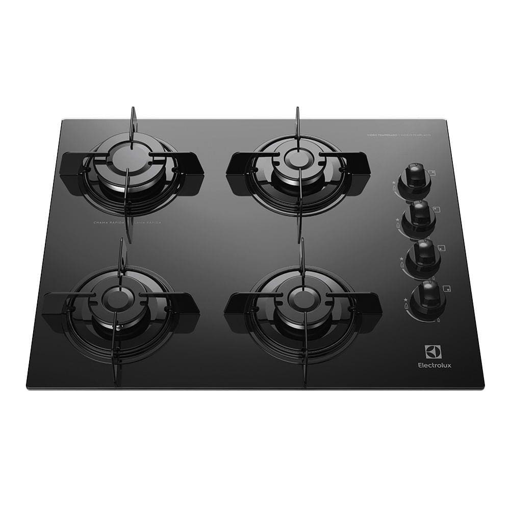 Cooktop a Gás Electrolux 4 Bocas Preto KE4GP Bivolt