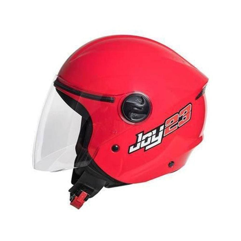 Capacete Para Moto Aberto Taurus Joy 23 Vermelho 60 - 60