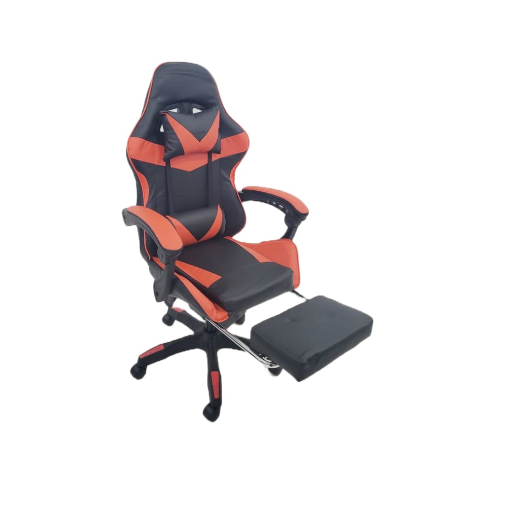 Cadeira Gamer Stillus Ergonômica Com Apoio Para Os Pés - Vermelho