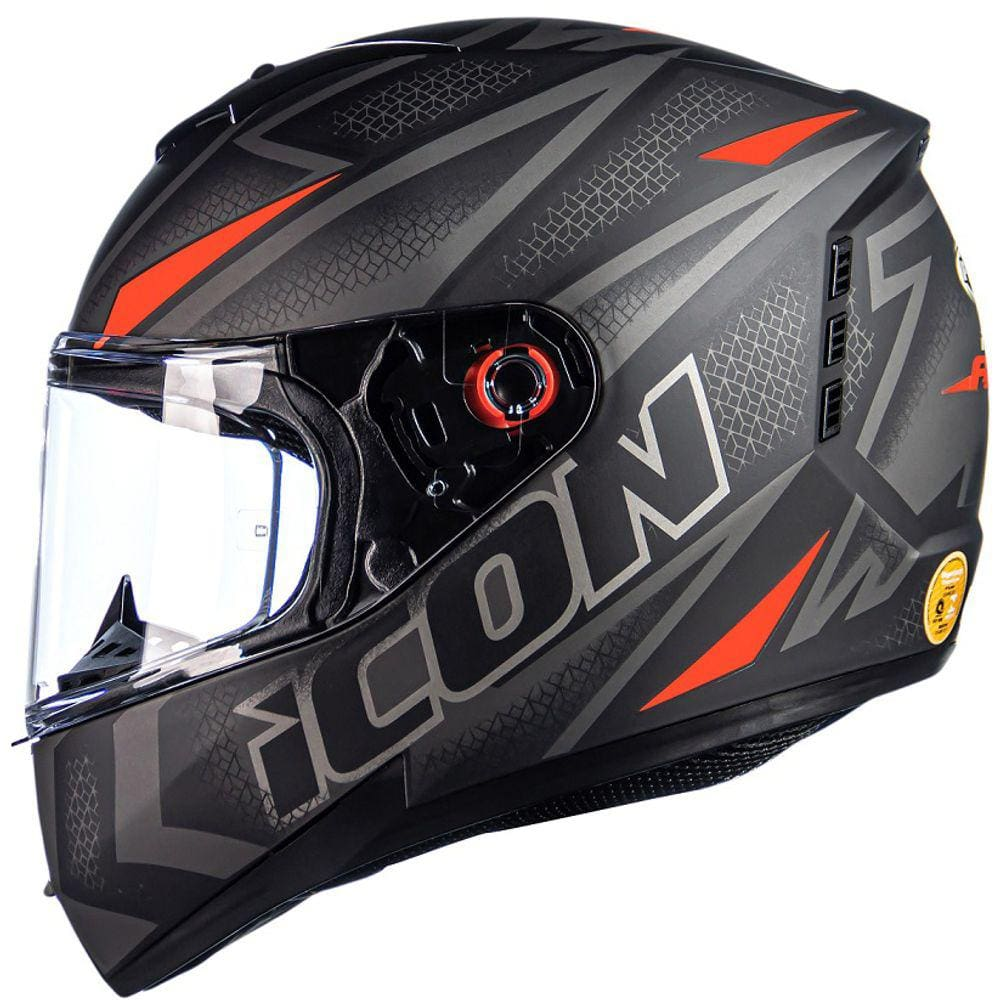 Capacete Masculino Feminino Moto Peels Icon Fast Vermelho - 56