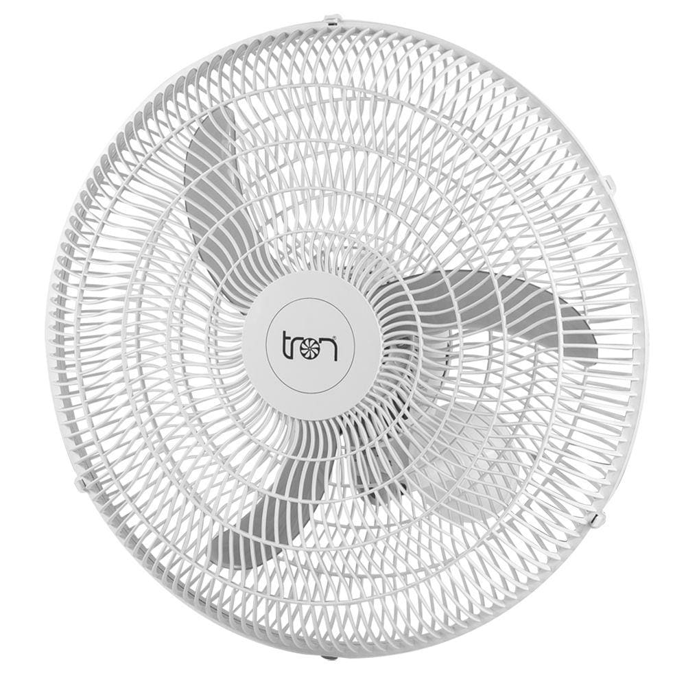 Ventilador de Parede Tron 60cm Oscilante Branco - Bivolt