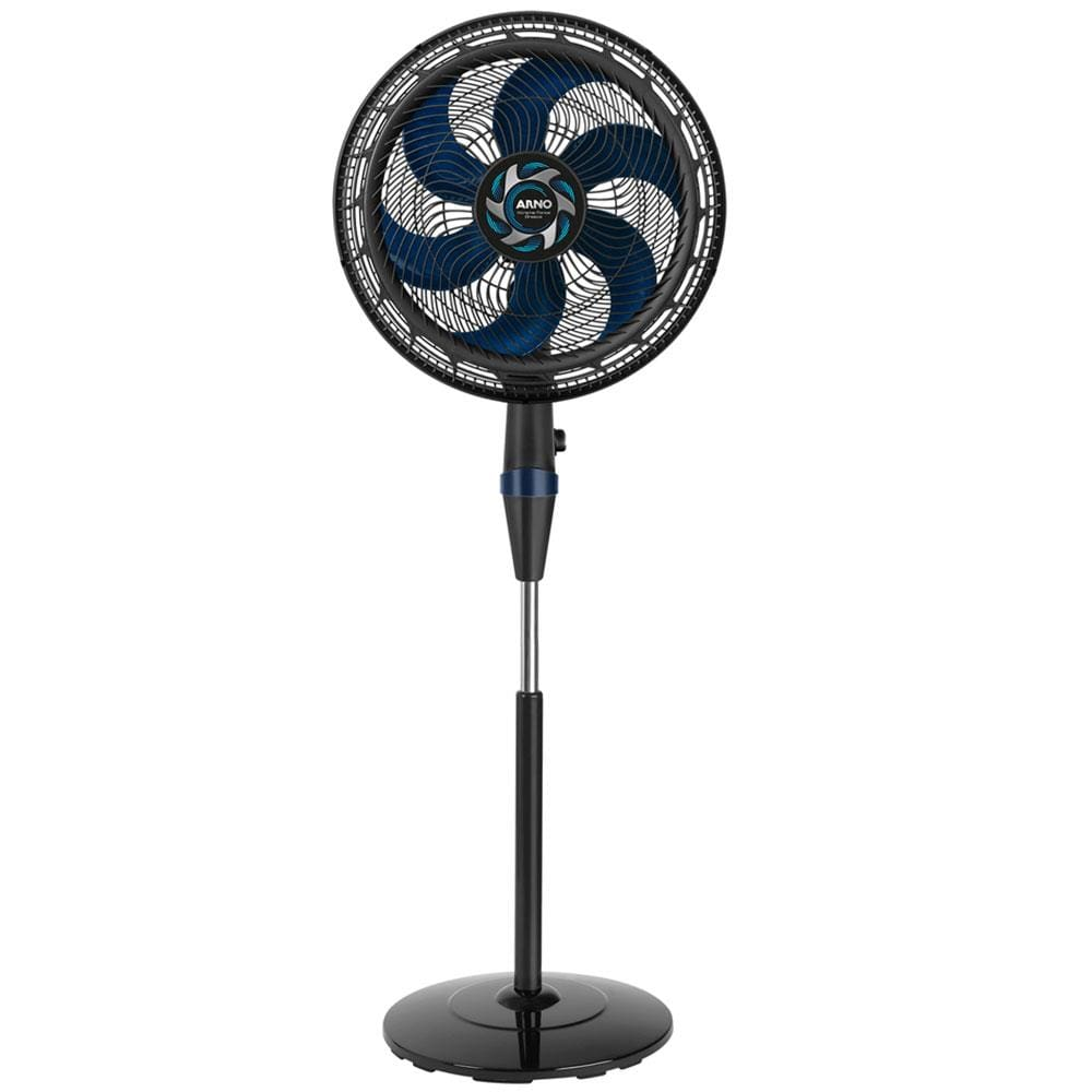 Ventilador de Coluna Arno Xtreme Force Breeze VB4C 40 cm com 3 velocidades e 6 Pás - Preto - 220v