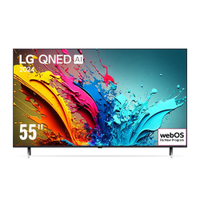 Smart TV Ultra HD QNED 55" 4K LG 55QNED85T com processador AI Alpha8 4K Wi-Fi, Bluetooth, LG ThinQ AI, Speaker Google e Amazon Alexa