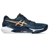 Tênis ASICS GEL-Resolution 9 - Masculino - Azul Marinho com Laranja