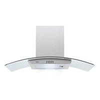 Coifa de Parede Midea 90cm Vidro Inox RGB901 - 127 Volts 127 Volts