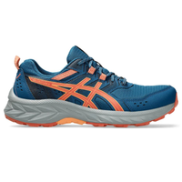 Tênis ASICS GEL-Venture 9 - Feminino - Azul com Cinza e Laranja