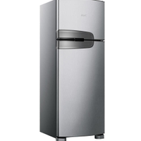 Geladeira Consul Frost Free Duplex 340 Litros Com Prateleiras Altura Flex Cor Inox CRM39AK