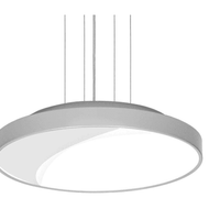 Pendente PDT Luminária Lustre 100x50cm Lâmpada 7653 Prata