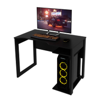 Mesa Gamer Multimoveis CR25057 Preta