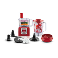 Multiprocessador Multichef MP74 700W 2 Velocidades Arno Vermelho / 110V