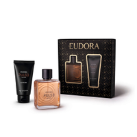 Estojo eudora pulse action deo colônia 100ml balm pós barba 75g