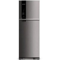 Geladeira Brastemp Frost Free Duplex 400 Litros Inox Com Freeze Control BRM54JK