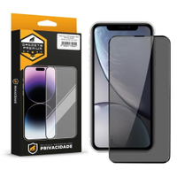 Pelicula para iPhone XR - Defender Pro Privacidade - Preta - Gshield