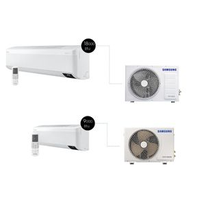 Kit Ar Condicionados 9.000 Btu E 18.000 Btu Sem Vento Samsung WindFree Quente e Frio (220V) 220v