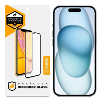 Pelicula para iPhone 15 - Defender Glass Preta - Gshield