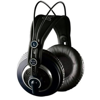 Fone de Ouvido AKG K240 MKII Profissional, 3.5mm, Preto