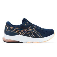 Tênis ASICS GEL-Shinobi 2 - Feminino - Azul Marinho com Branco e Laranja