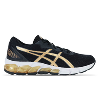 Tênis ASICS GEL-Quantum 180 Fly - Feminino - Preto com Branco e Dourado