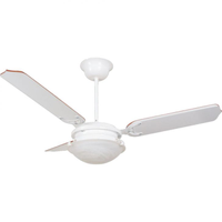 Ventilador Il-36 1 Plafon 3 Pás Reversíveis Branco / Mogno 220v - Branco