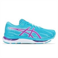 Tênis ASICS GEL-Hypersonic 5 - Feminino - Azul com Branco e Rosa