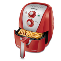 Fritadeira Elétrica Air Fryer Mondial AFN-40-RI 4L Inox/Vermelha - 127V