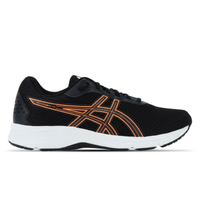 Tênis ASICS Raiden 4 - Masculino - Preto com Branco e Laranja