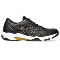 Tênis ASICS GEL-Rocket 11 - Masculino - Preto com Branco e Dourado