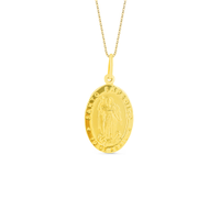 Pingente Medalha Santo Expedito em Ouro Amarelo 18k