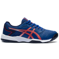 Tênis ASICS GEL-Backhand - Masculino - Azul Marinho com Branco e Laranja