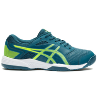 Tênis ASICS GEL-Backhand - Masculino - Azul Marinho com Branco e Laranja