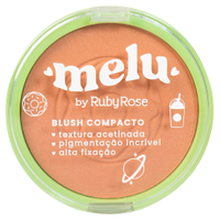 Blush compacto melu caramel