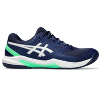 Tênis ASICS GEL-Dedicate 8 - Masculino - Azul Marinho com Branco e Verde