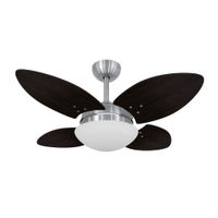 Ventilador de Teto Volare Mini Petalo Tabaco 127V