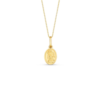 Pingente Medalha Santo Expedito em Ouro Amarelo 18k