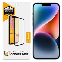 Pelicula para iPhone 14 - Coverage 5D Pro Preta - Gshield