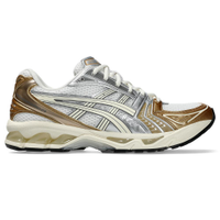 Tênis ASICS GEL-Kayano 14 - Masculino - Branco com Creme e Dourado