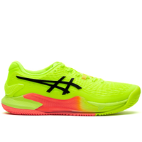 Tênis ASICS GEL-Resolution 9 Clay Paris - Masculino - Verde com Laranja