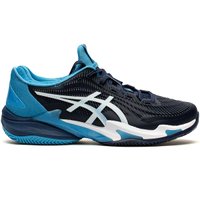 Tênis ASICS Court FF 3 Novak Clay - Masculino - Azul Marinho com Azul e Branco