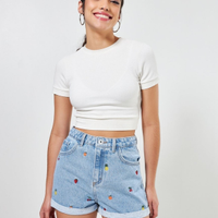 Blusa Cropped Canelada