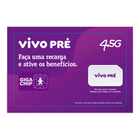 CHIP VIVO PRÉ-PAGO TRIPLO CORTE 4,5GB VIVO