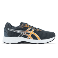 Tênis ASICS Raiden 4 - Masculino - Cinza com Branco e Laranja