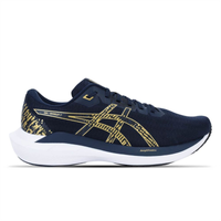 Tênis ASICS GEL-Shogun 7 - Masculino - Azul Marinho com Branco e Dourado