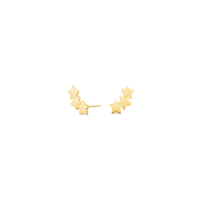 Brinco Baby Estrelas em Ouro Amarelo 18k